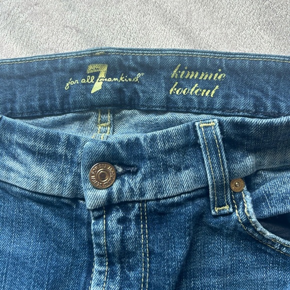 7 For All Mankind boot cut jeans size 29 like new - Picture 3 of 4